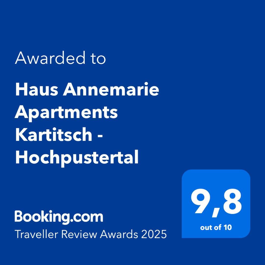 Haus Annemarie Apartments Kartitsch - Hochpustertal エクステリア 写真